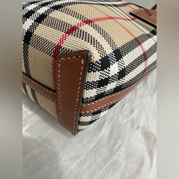 Burberry Beige Mini London Tote Bag - Picture 14 of 14